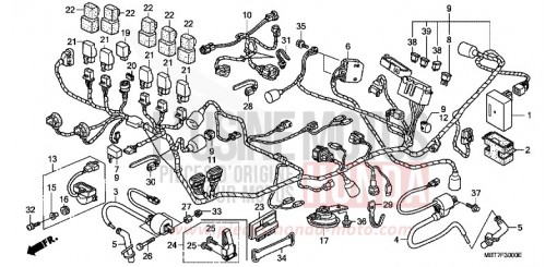 FAISCEAU DES FILS (XL1000V) XL1000V7 de 2007